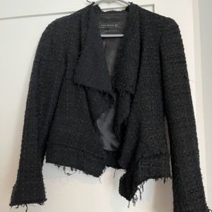 Zara Black Tweed Jacket